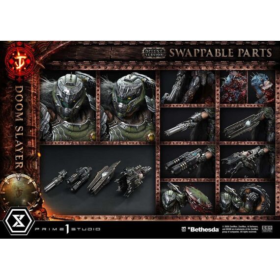 DOOM: The Dark Ages Ultimate Premium Masterline Series Statue 1/4 DOOM Slayer Deluxe Version 77 cm