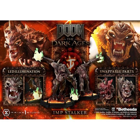 DOOM: The Dark Ages Ultimate Premium Masterline Series Statue 1/4 Imp Stalker 77 cm