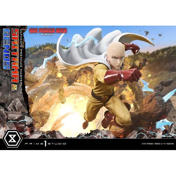 One-Punch Man Premium Masterline Series Statue 1/4 Saitama & Genos 73 cm