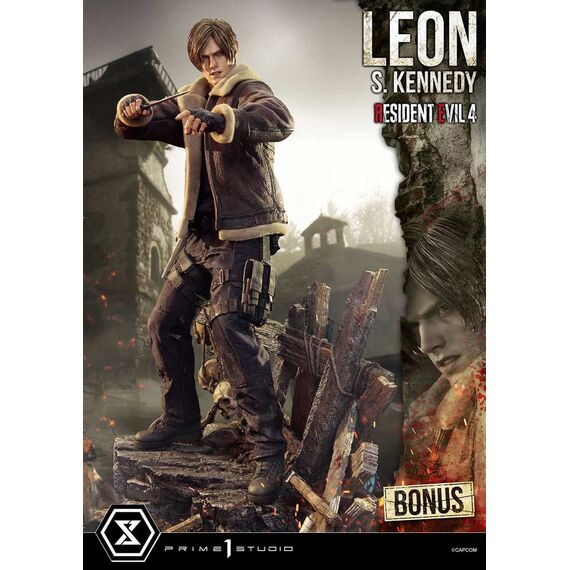 Resident Evil 4 Ultimate Premium Masterline Series Statue 1/4 Leon S. Kennedy Bonus Ver. 64 cm