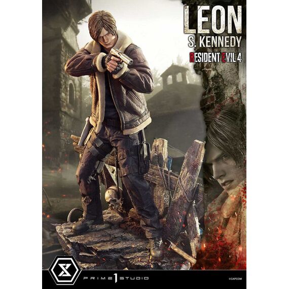 Resident Evil 4 Ultimate Premium Masterline Series Statue 1/4 Leon S. Kennedy Bonus Ver. 64 cm