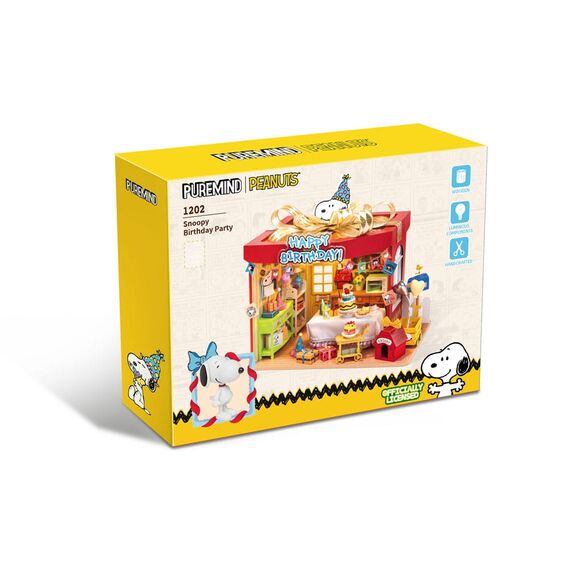 Peanuts Puremind Construction Birthday Party
