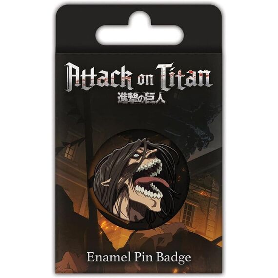 Attack on Titan Enamel Pin Badge S3 (Eren Titan Rage)