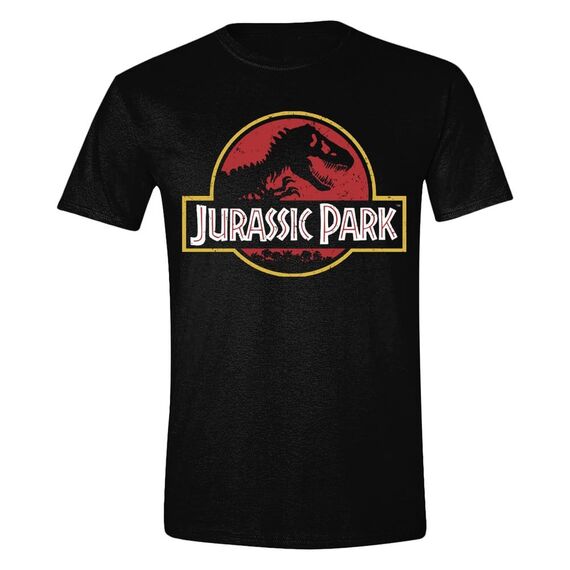 Jurassic Park T-Shirt Vintage Logo Size S