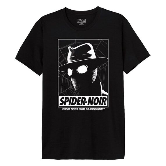 Marvel T-Shirt Spider-Noir Red Banner Cover