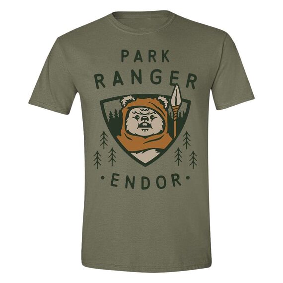 Star Wars T-Shirt Park Ranger Ewok Size L