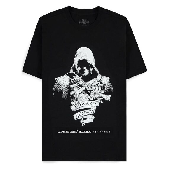 Assassin's Creed T-Shirt Black Flag Resynched Edward Kenway Size M