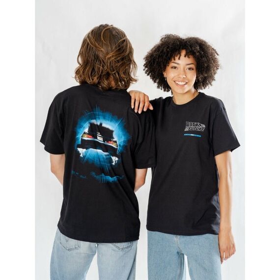 Back to the Future T-Shirt Delorean Reverse