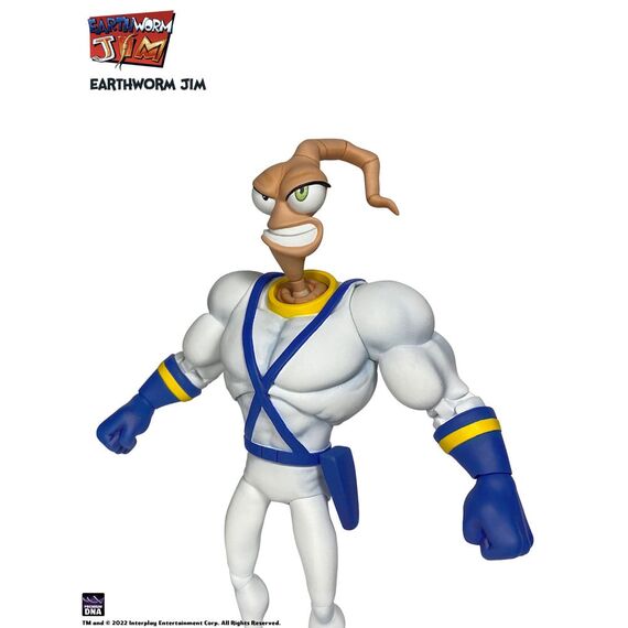 Earthworm Jim Accessory Pack Wave 1: Worm Body & Jim Heads