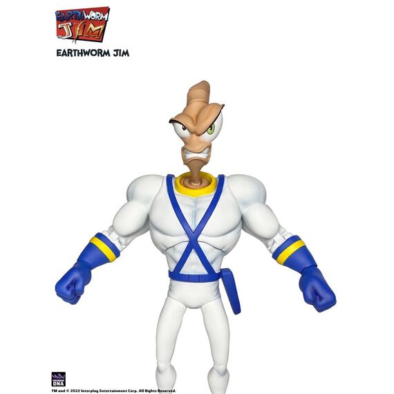 Earthworm Jim Accessory Pack Wave 1: Worm Body & Jim Heads