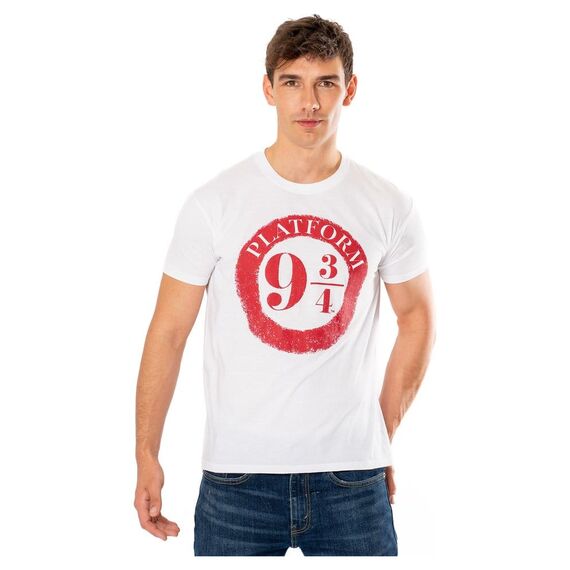 Harry Potter T-Shirt Platform 9 3/4 Raised Print Size M