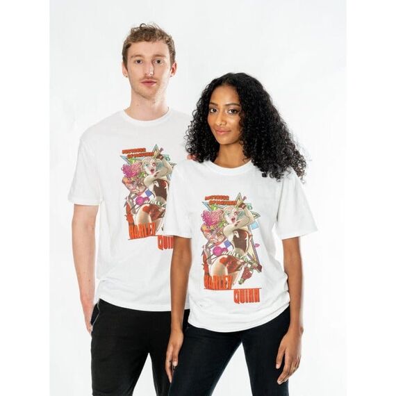 DC T-Shirt Harley Quinn Anime Mayhem