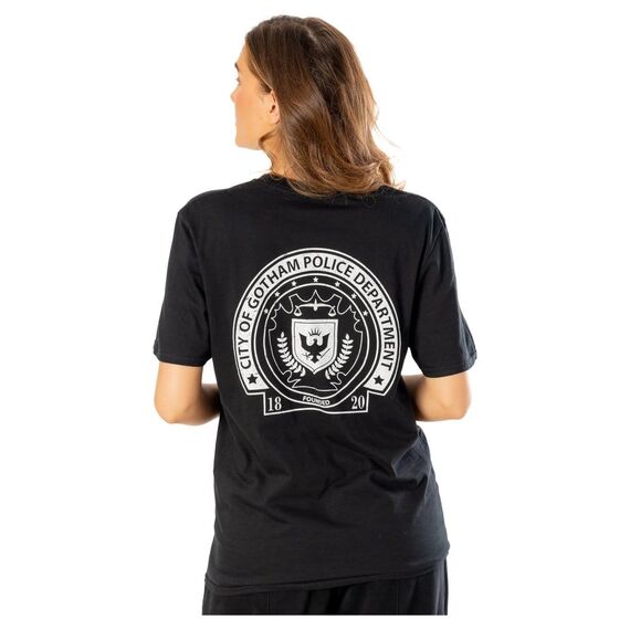 Batman T-Shirt Arkham City GCPD Front Back Size XL