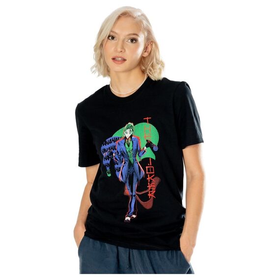 DC Comics T-Shirt The Joker Anime Red Light Size S