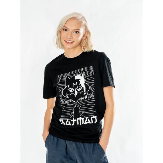 DC Comics T-Shirt Batman Anime City Size M