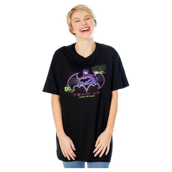 Batman T-Shirt Anime Matrix Grid Size L