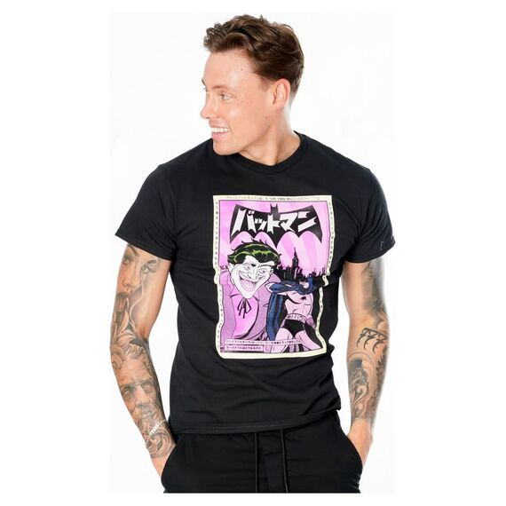 Batman T-Shirt Joker Anime Poster Size L