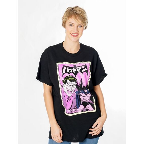 Batman T-Shirt Joker Anime Poster Size L