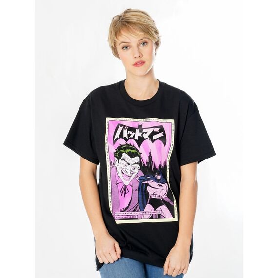 Batman T-Shirt Joker Anime Poster Size L