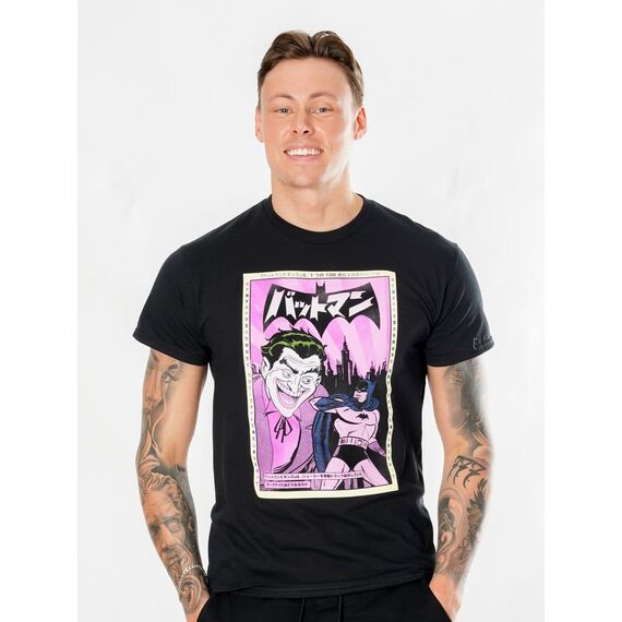 Batman T-Shirt Joker Anime Poster Size L