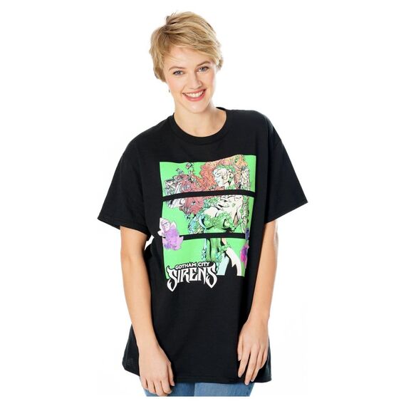 Gotham City Sirens T-Shirt Poison Ivy Sirens Cash Black