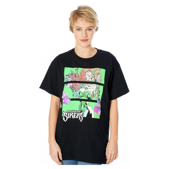 Gotham City Sirens T-Shirt Poison Ivy Sirens Cash Black