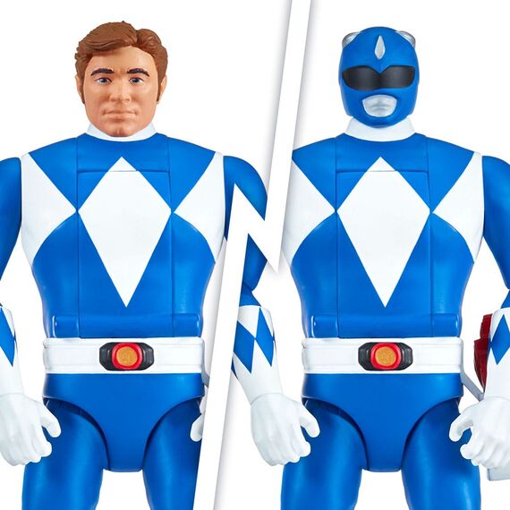 Mighty Morphin Power Rangers Action Figure Auto-Morphin Blue Ranger 12 cm