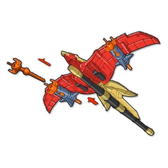 Mighty Morphin Power Rangers Thunderzord Action Figure Firebird