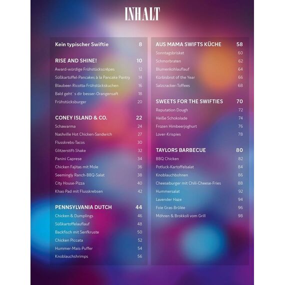 Taylor's Kitchen: The Ultimate Swiftie Cookbook *German Version*