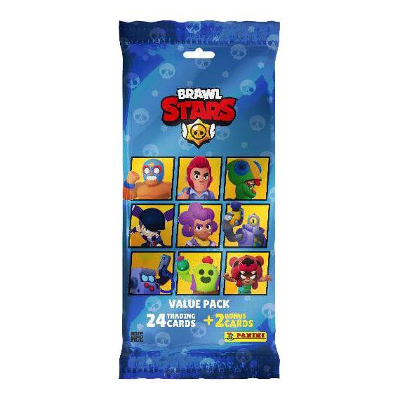 Brawl Stars Trading Cards Fat Packs Display (10)