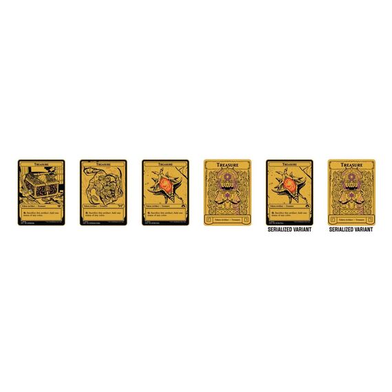 Magic: The Gathering Token Blind Box Mystery Treasure Token Assortment (10)