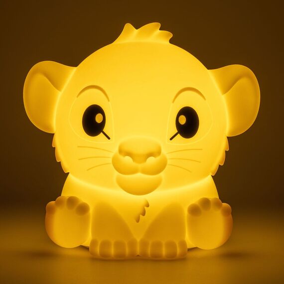 Disney Squishy Glo Silicon Light The Lion King Simba 15 cm