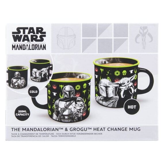 Star Wars: The Mandalorian Heat Change Mug Mandalorian and Grogu