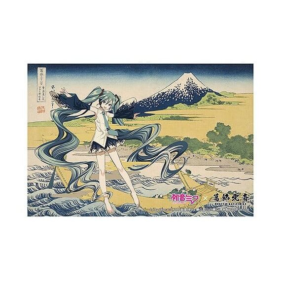Hatsune Miku x Katsushika Hokusai iXima Postcard Sketch of Tago Bay at Ejiri on the Tokaido (10)