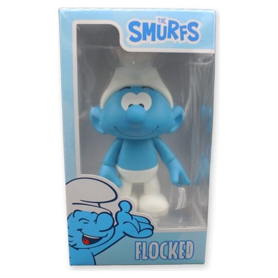 The Smurfs Vinyl Figure Smurf White and Blue - Flocked 19 cm