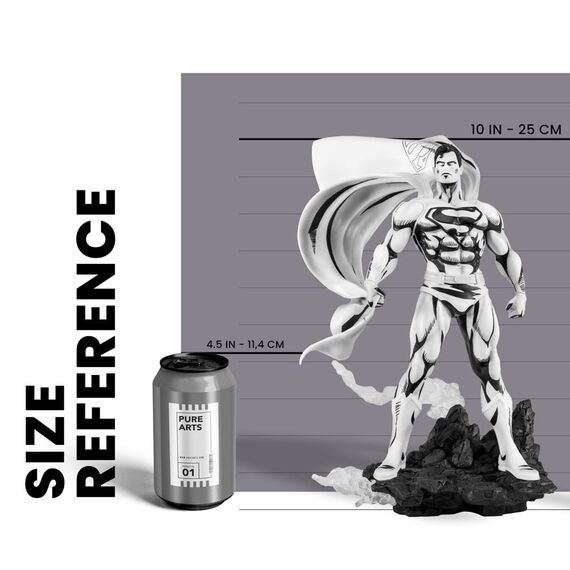 Batman PX PVC Statue 1/8 SDCC 2024 Superman Black & White Version 30 cm