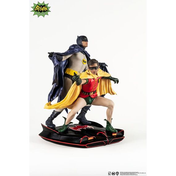 DC Comics PVC Diorama Statue 1/8 Batman & Robin 1966 23 cm
