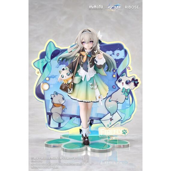 Honkai: Star Rail Rise Up+ Chibi Cat Series Mini Figure Firefly Ver. 18 cm