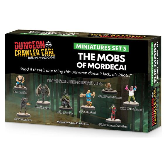 Dungeon Crawler Carl Miniatures Set 3 Mobs of Mordecai