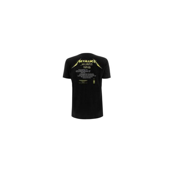 Metallica T-Shirt And Justice For All Tracks Black