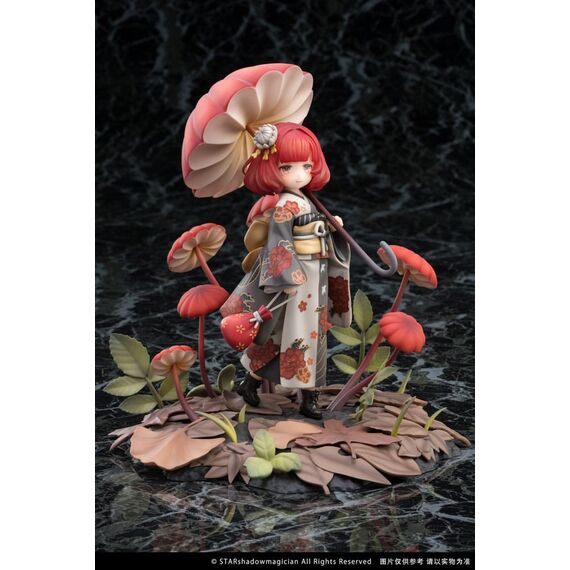 The Mushroom Girls PVC Statue 1/1 No.6 Marasmius Haematocephalus 23 cm