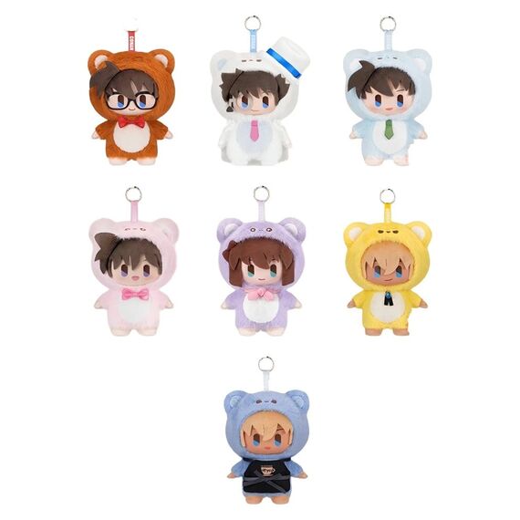 Detective Conan / Case Closed Plush Figures Bear Detective Series Blind Box 15 cm Display (6)