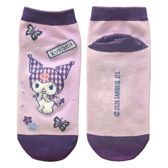 Sanrio Socks Kuromi Japanese Short 36-40
