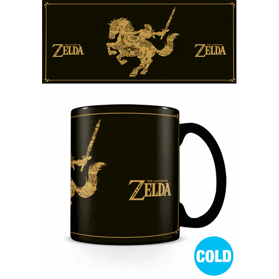 Legend of Zelda Heat Change Mug Map