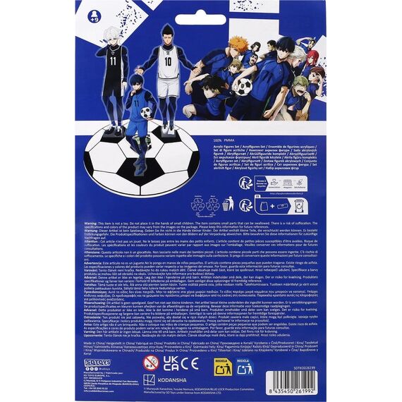 Blue Lock Acrylic Figures Set 15 cm