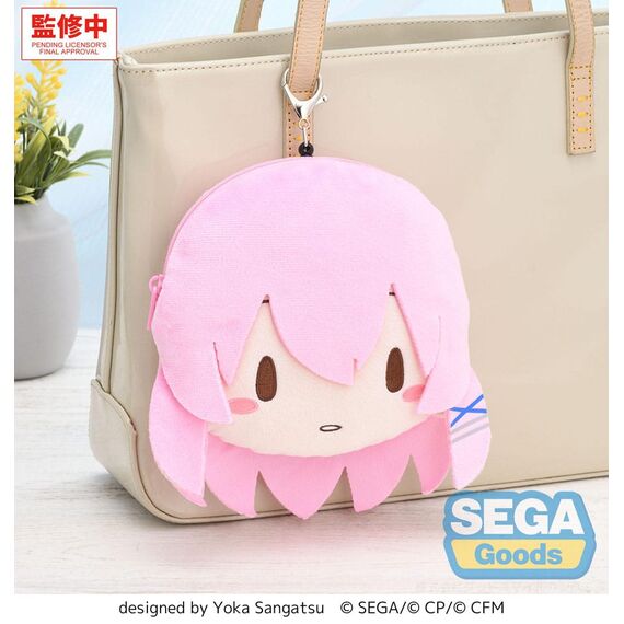 Hatsune Miku: Coloful Stage! Plush Keychain Megurine Luka School Sekai 15 cm