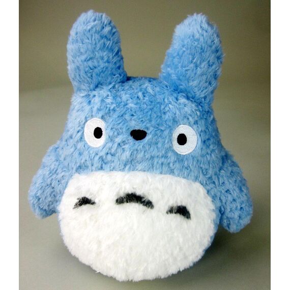 Studio Ghibli Plush Figure Fluffy Medium Totoro 22 cm Blue/White