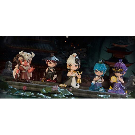 Original Character Trading Figures Huozai Wusheng Group Portrait Series 8 cm Assortment (6)