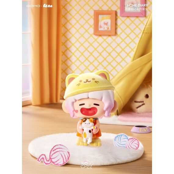 Original Character Trading Figures Blind Box 8-Pack Lazy Home Diary 9 cm