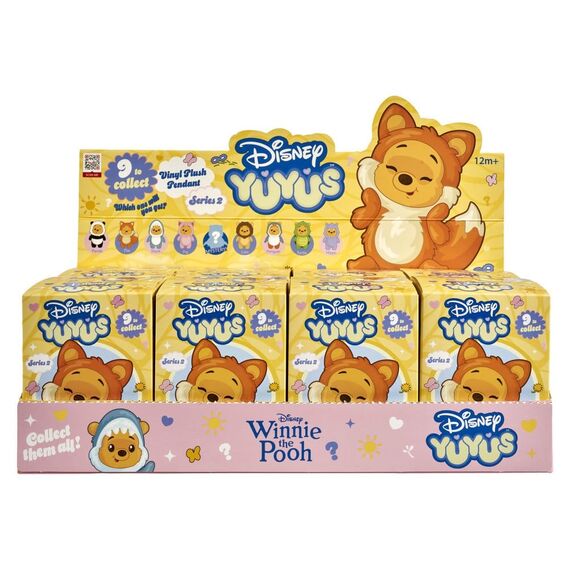 Disney YuYus Plush Key rings Wave 2 Winnie the Pooh 13 cm Blindbox Display (8)